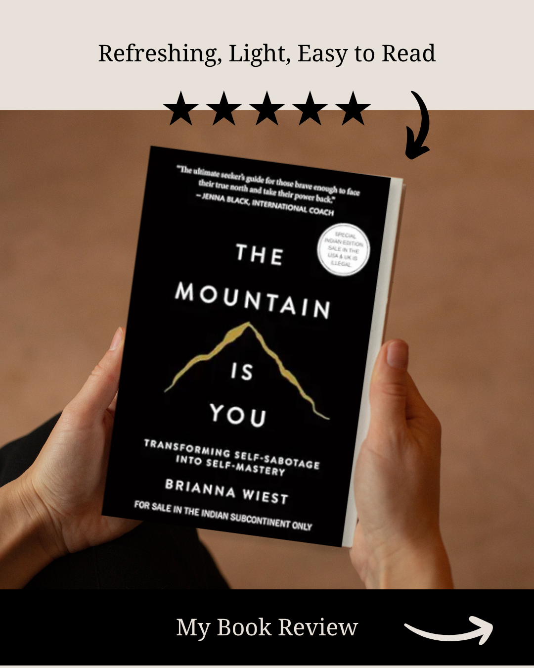 The Mountain Is You Book Review: A Life-Changing Journey from Self-Sabotage to Self-Mastery